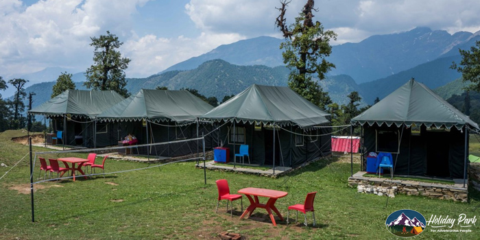 Our Campsite In Chopta